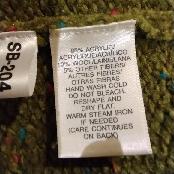 Beautiful Green Susan Bristol Cardigan with Zipper LARGE - Picture 3 of 3